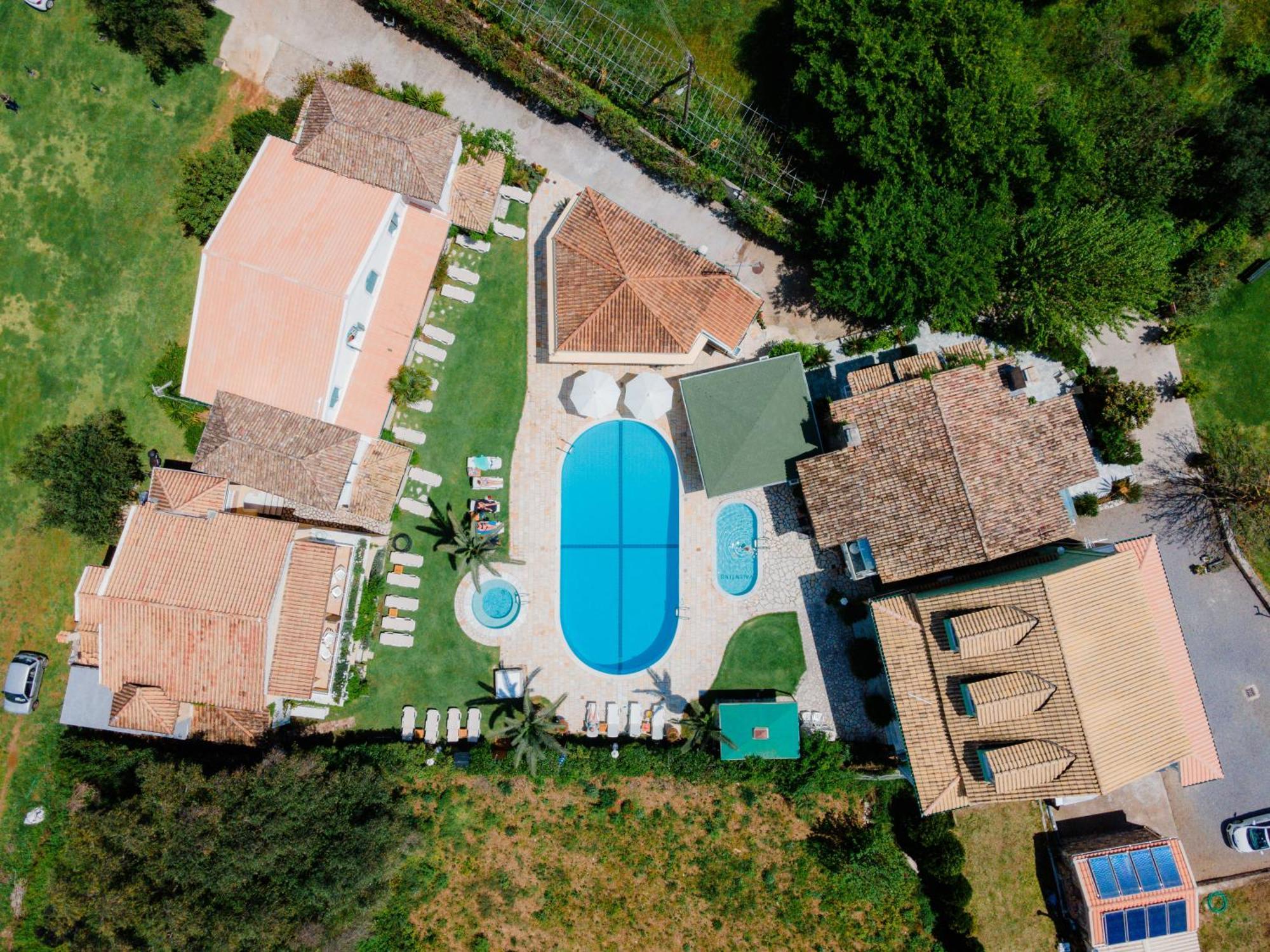 Valentino Corfu Aparthotel Ipsos Bagian luar foto