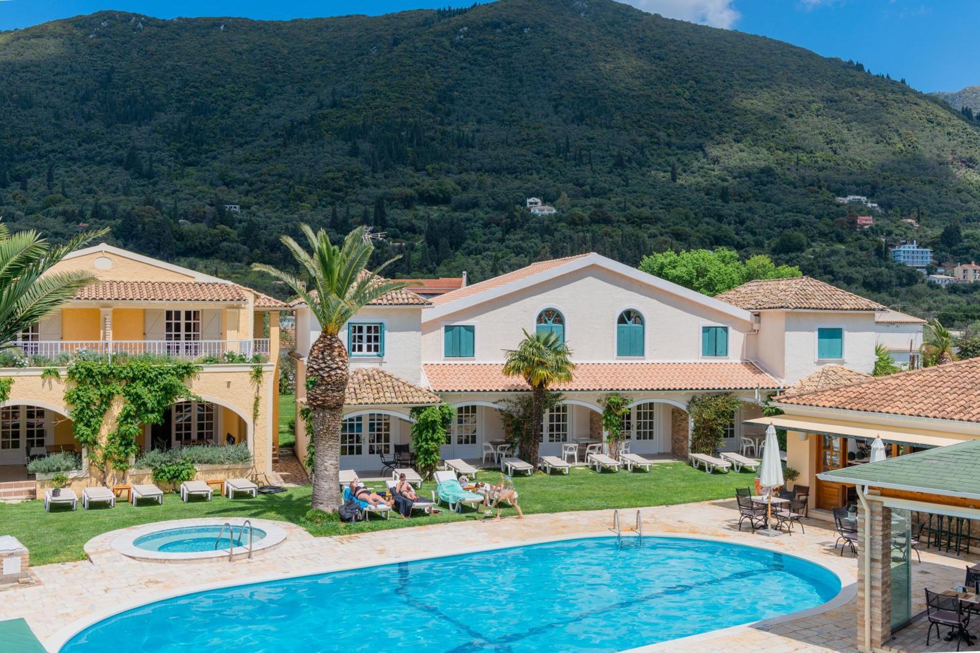 Valentino Corfu Aparthotel Ipsos Bagian luar foto