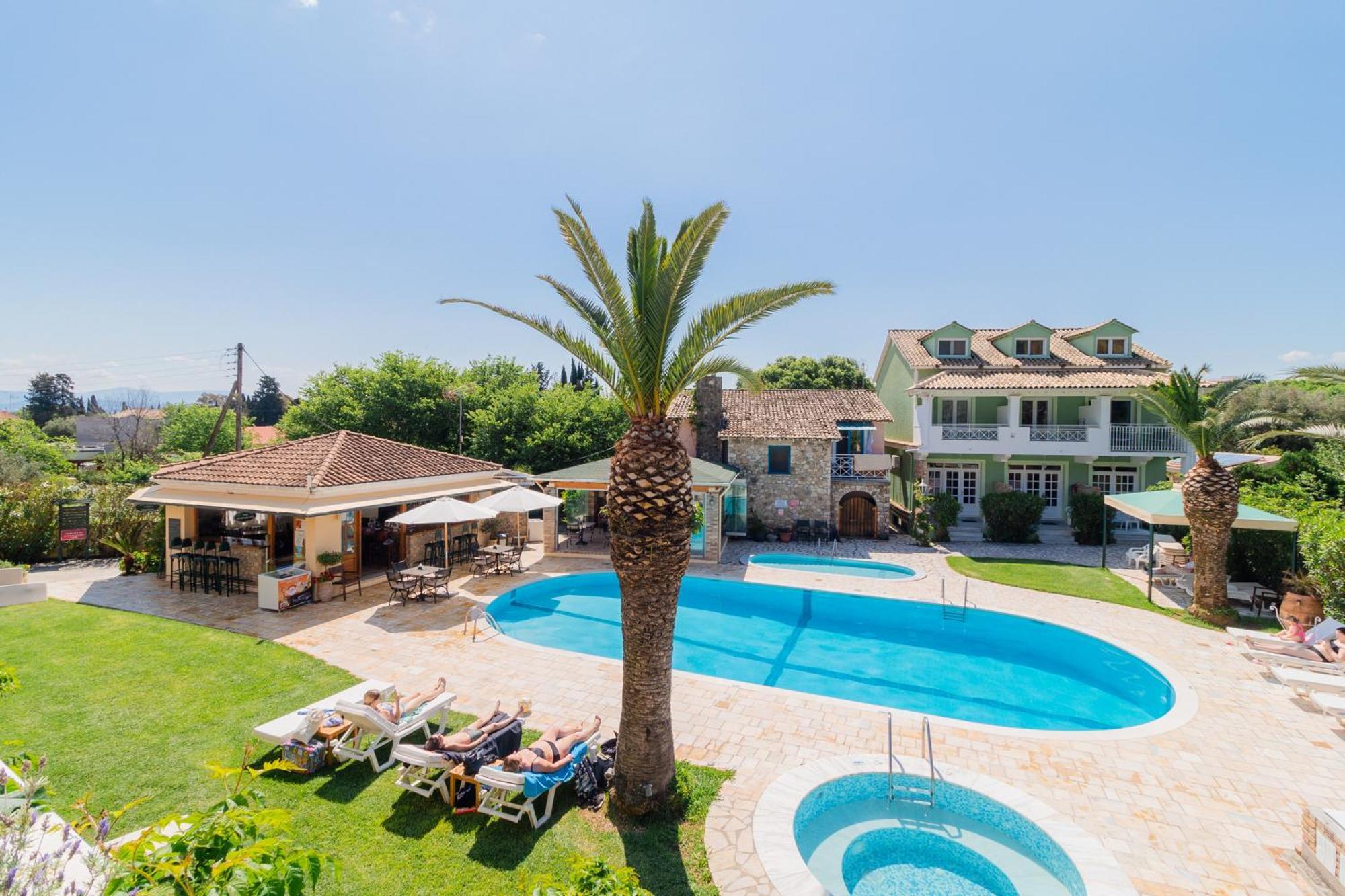 Valentino Corfu Aparthotel Ipsos Bagian luar foto